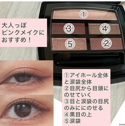 スキンモデリングアイズ/LUNASOL/アイシャドウパレットを使ったクチコミ(6枚目)