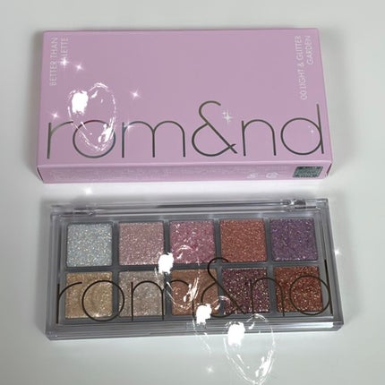 ベターザンパレット/rom&nd/アイシャドウパレットを使ったクチコミ(1枚目)