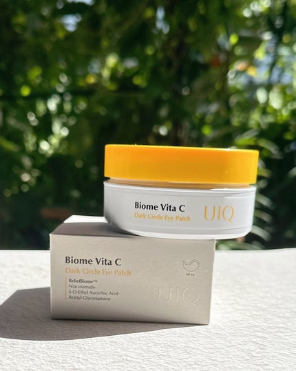バイオーム ビタC ダークスポット アイパッチ/UIQ/アイケア・アイクリームを使ったクチコミ(1枚目)