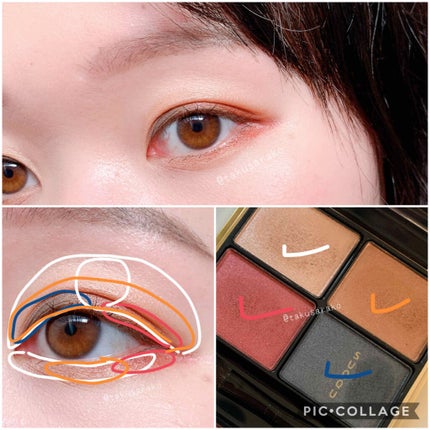 デザイニング カラー アイズ 011 深楓 -FUKAKAEDE/SUQQU/アイシャドウパレットを使ったクチコミ(3枚目)