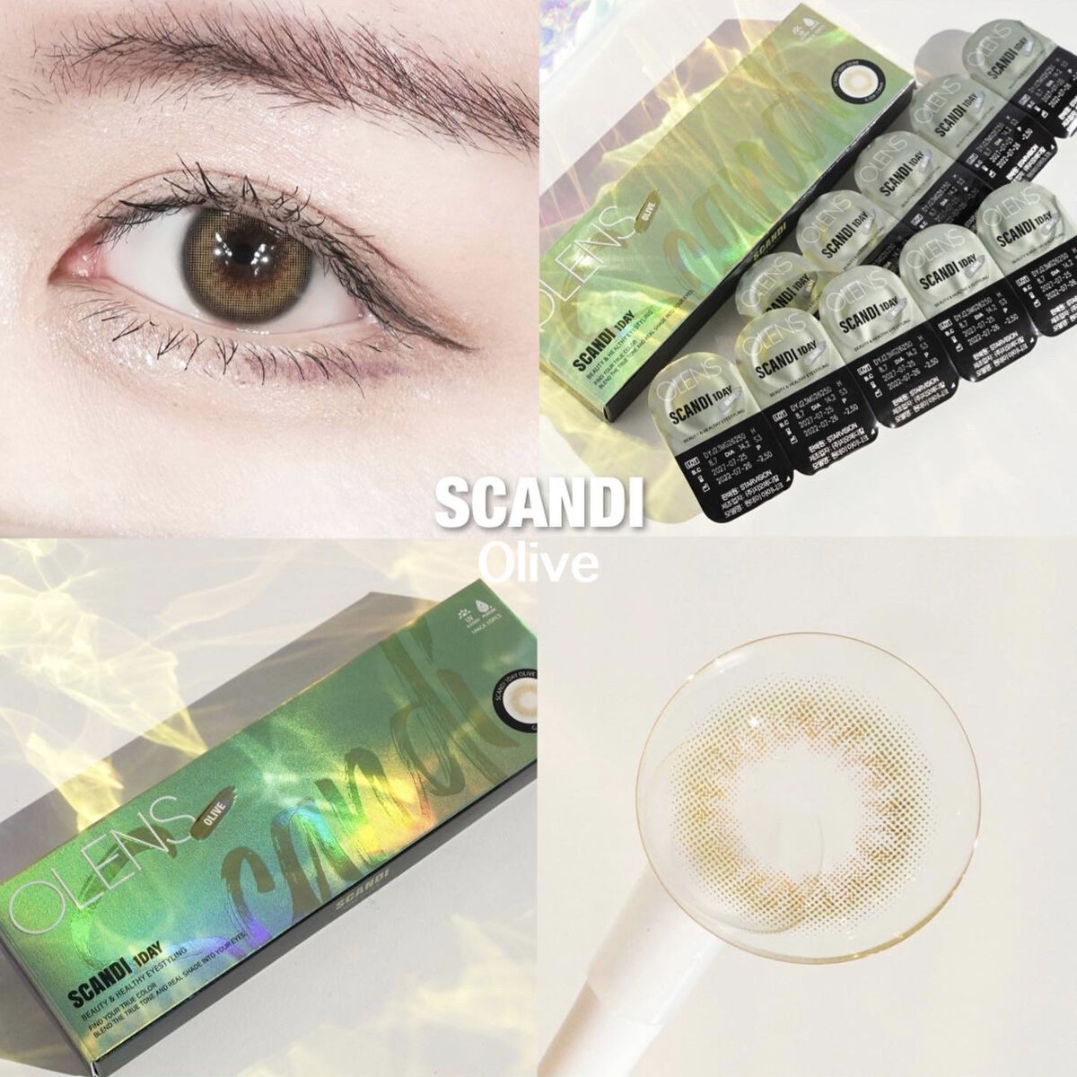 SCANDI 1day/OLENS/カラーコンタクトレンズを使ったクチコミ（1枚目）