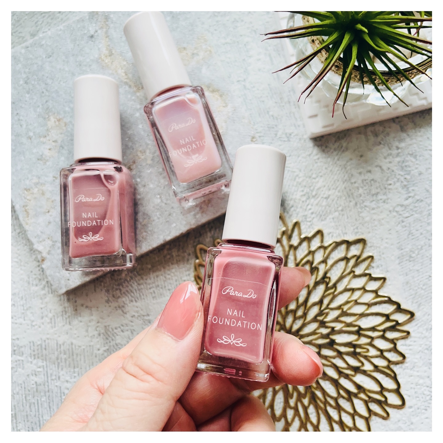 ネイルファンデーション/パラドゥ/マニキュアを使ったクチコミ（3枚目）