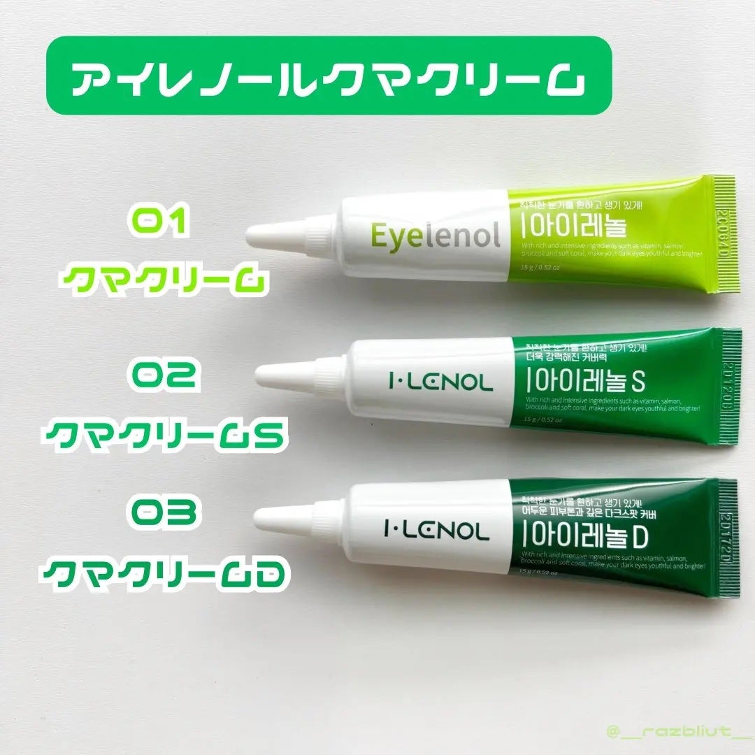 アイレノール クマクリーム/IRENOL/アイケア・アイクリームを使ったクチコミ(1枚目)