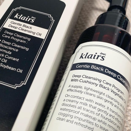 ジェントルブラックディープクレンジングオイル(150ml)/Klairs/オイルクレンジングを使ったクチコミ(1枚目)