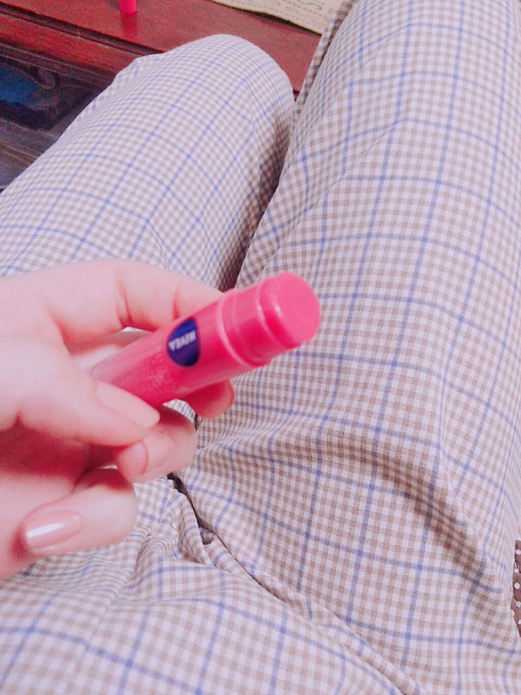 モイストピュアカラーリップ/ニベア/リップクリームを使ったクチコミ(2枚目)