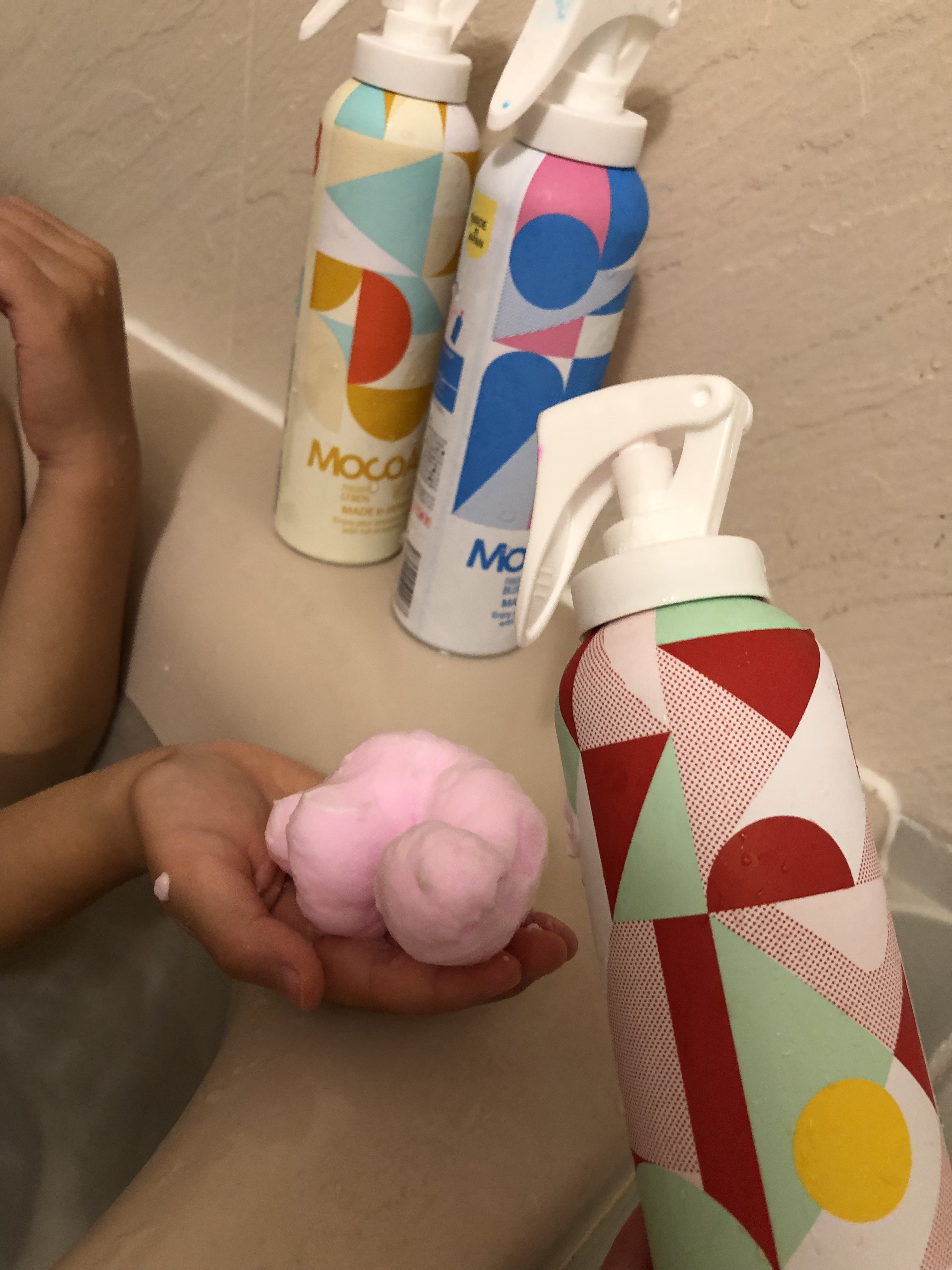 モコアート フォーミングスプレー ストロベリーの香り/Mocoart/保湿系入浴剤を使ったクチコミ（2枚目）