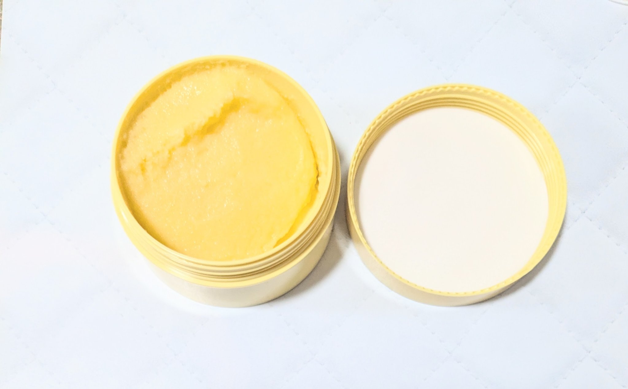 Q+Me スウィートボムタラソスクラブレモンティーの香り 180g/AGARISM/バストケア・ヒップケアを使ったクチコミ（2枚目）