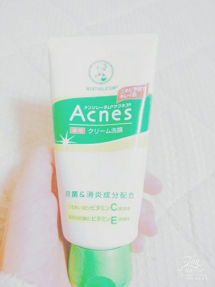 薬用クリーム洗顔/メンソレータム アクネス/洗顔フォームを使ったクチコミ(1枚目)