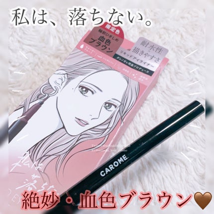 リキッドアイライナー サンセットブラウン/CAROME./リキッドアイライナーの画像