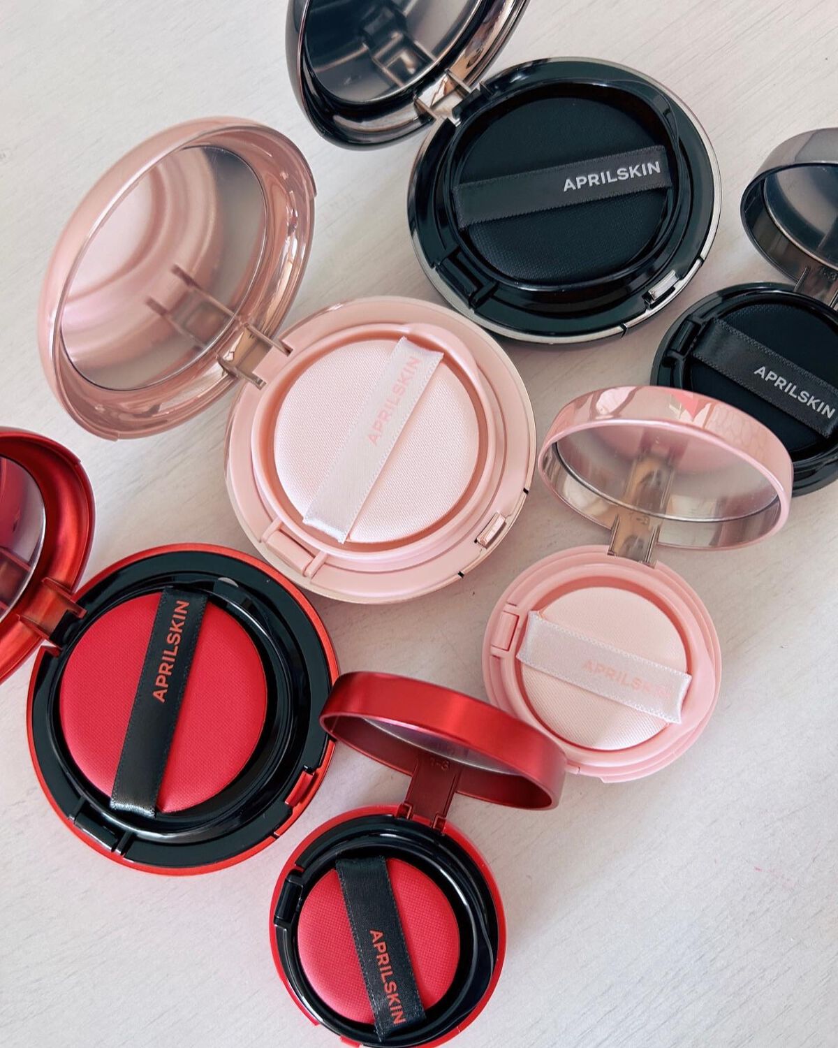 ハイパーカバーフィットクッション グラファイト/APRILSKIN/クッションファンデーションを使ったクチコミ(4枚目)