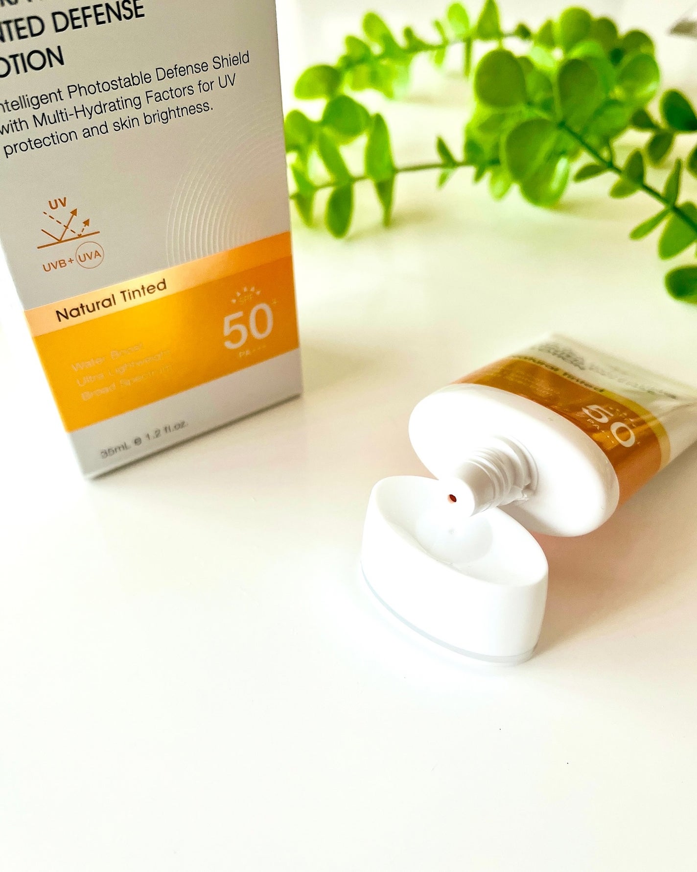 サンスクリーン+モイスト(色付き)<日焼け止め>/DR.WU/日焼け止めローションを使ったクチコミ(2枚目)