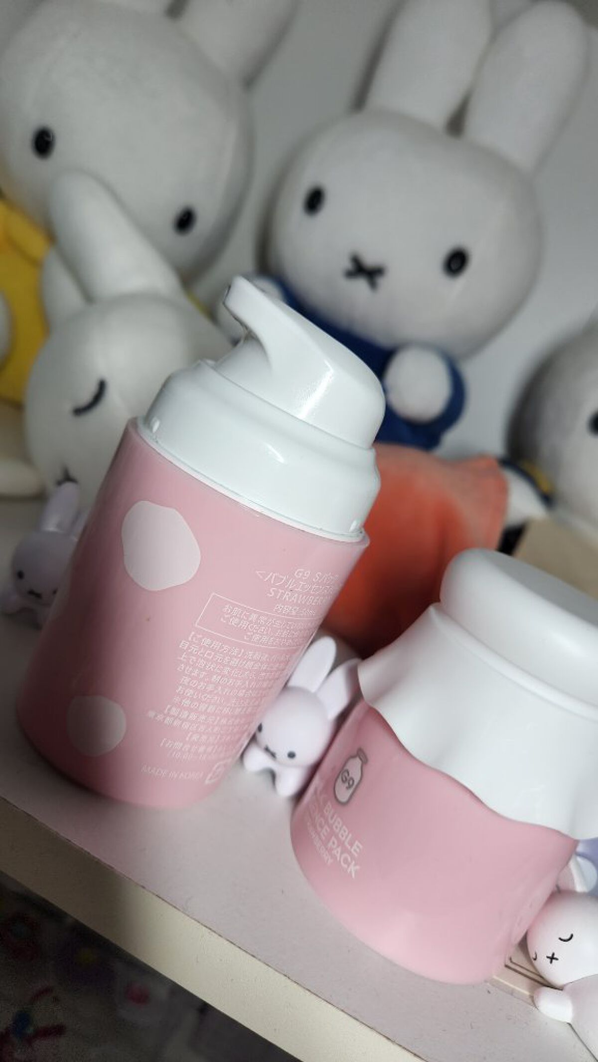 MILK BUBBLE ESSENCE PACK ＃STRAWBERRY/G9SKIN/美容液を使ったクチコミ（2枚目）