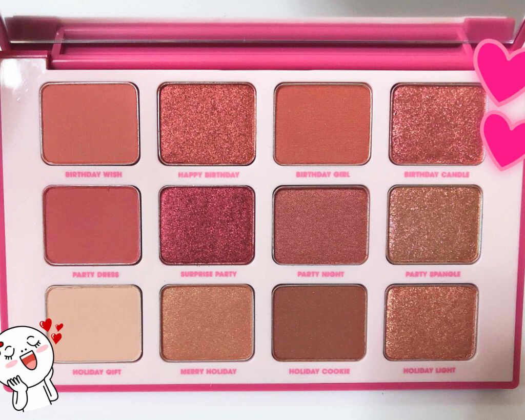 ピースマッチング12色シャドウパレット 2018 HOLIDAY/HOLIKA HOLIKA/アイシャドウパレットを使ったクチコミ(2枚目)