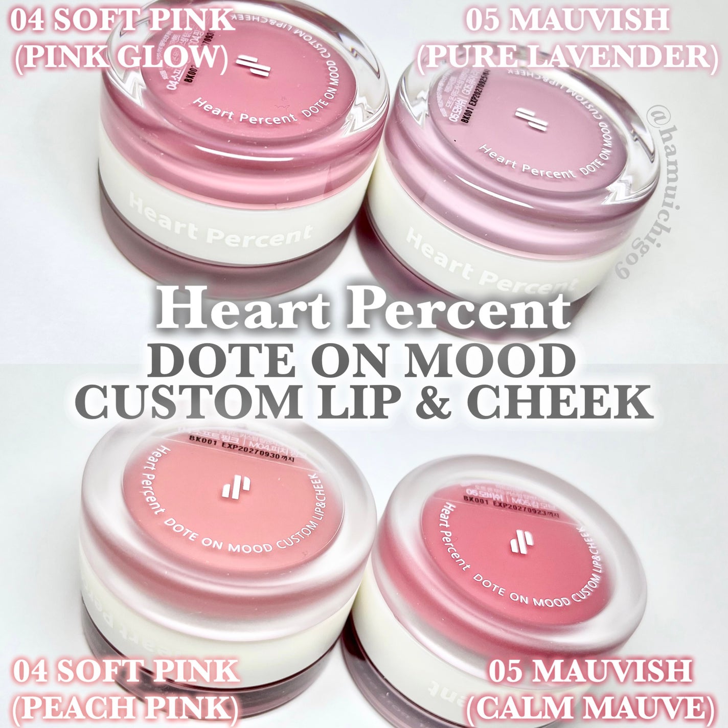 ドットオンムード・カスタム・リップアンドチーク/Heart Percent/ジェル・クリームチークを使ったクチコミ(2枚目)