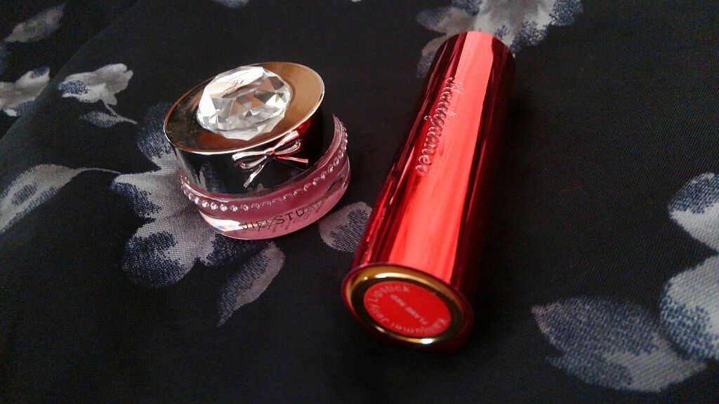 フラワーリップ ミラー付きレッドケースモデル/Kailijumei/口紅を使ったクチコミ（1枚目）