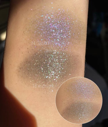 Glitter Loose Powder Make up Brighten Pigment Metallic Shimeer eye shadow/FOCALLURE/シングルアイシャドウを使ったクチコミ（6枚目）
