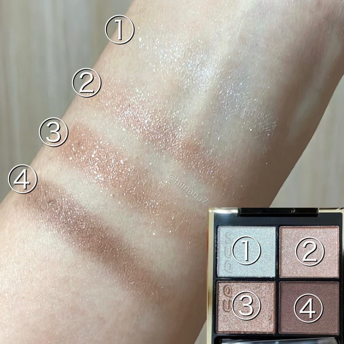 シグニチャー カラー アイズ/SUQQU/アイシャドウパレットを使ったクチコミ（3枚目）