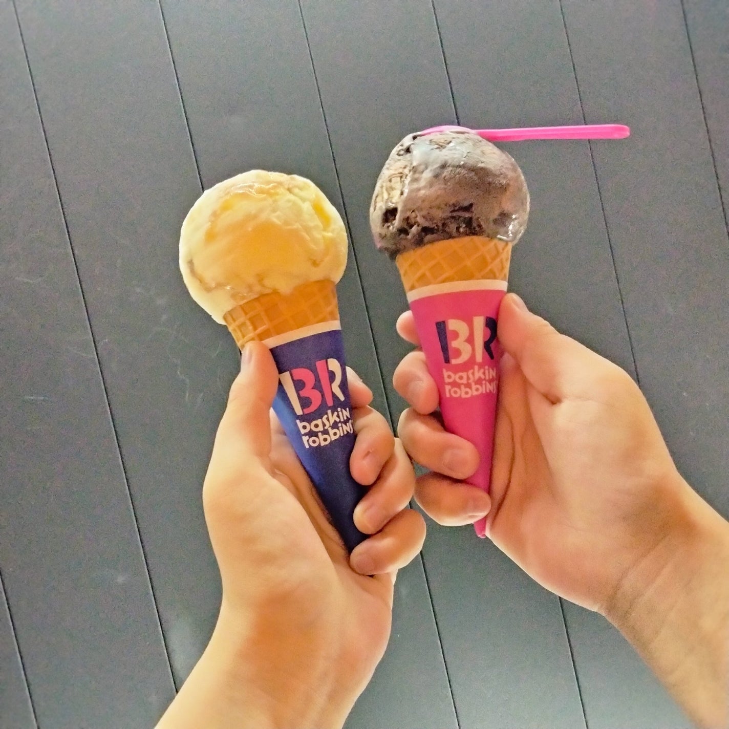 H.kanami on LIPS 「今日は31アイスクリームを食べました19時くらいに行ったら欲張..」(1枚目)