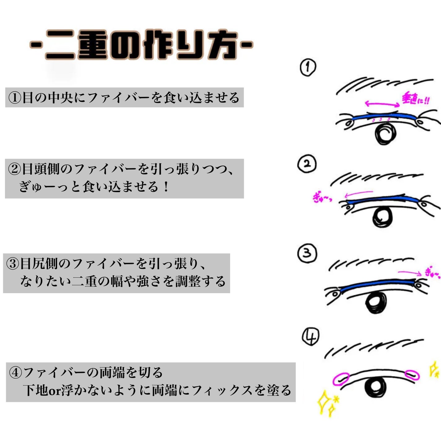 メザイク クリップ カッター ファイバー専用カッター/メザイク/二重まぶた用アイテムを使ったクチコミ(5枚目)