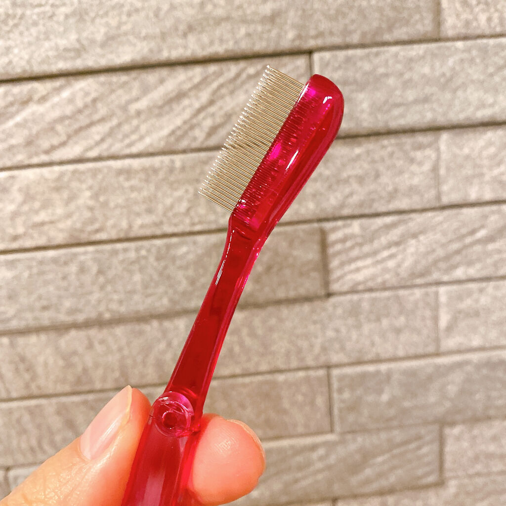 マスカラコーム メタルN（ナチュラル）/チャスティ/その他化粧小物を使ったクチコミ（3枚目）