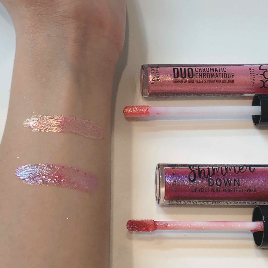 デュオクロマティック リップグロス/NYX Professional Makeup/リップグロスを使ったクチコミ（3枚目）