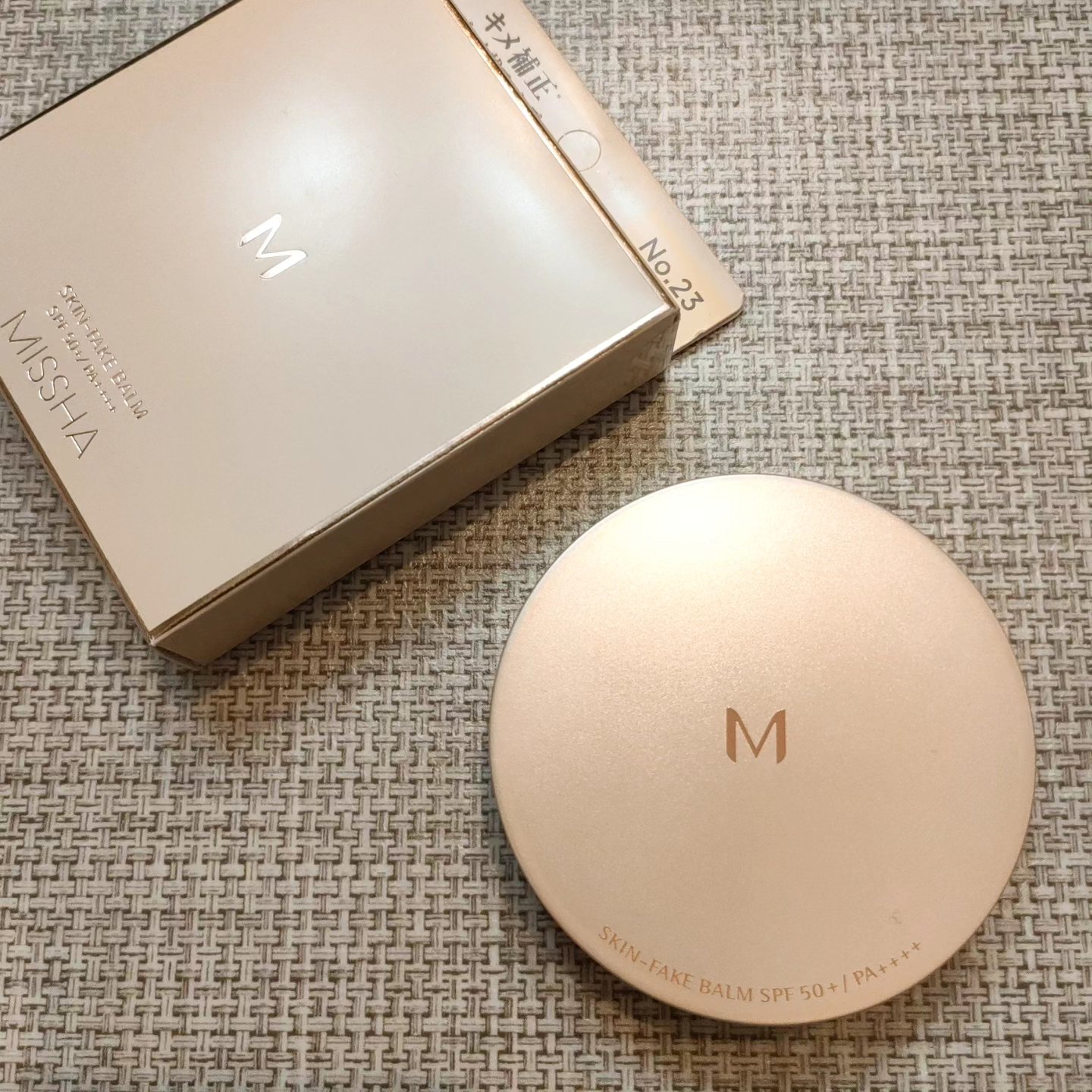 ミシャ M スキンフェイクバーム/MISSHA/クリーム・エマルジョンファンデーションを使ったクチコミ（1枚目）