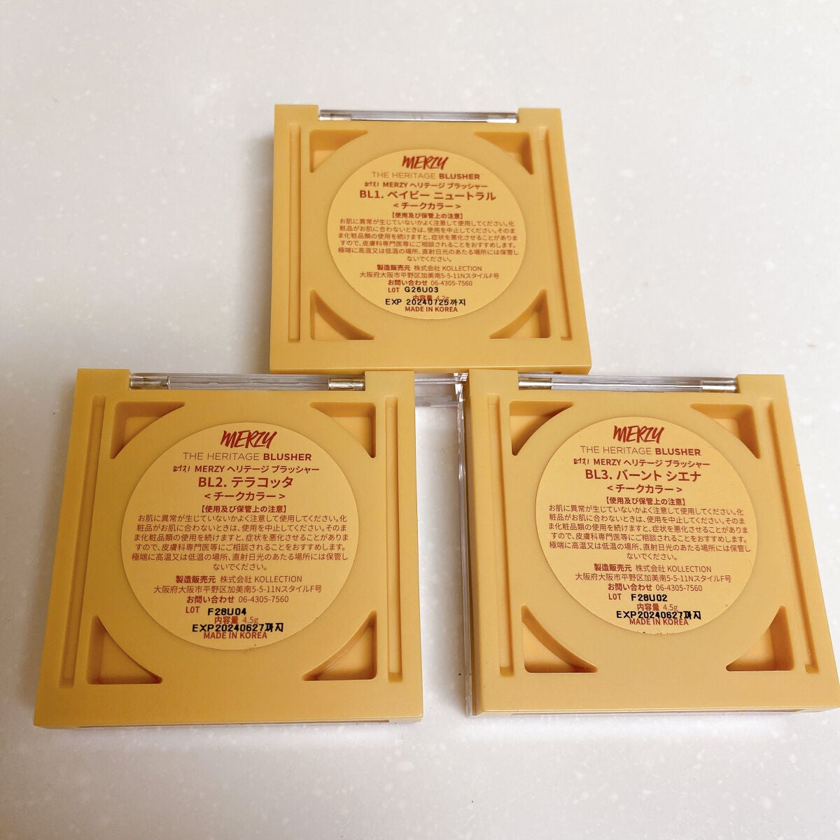 ザ ヘリテージ チーク/MERZY/パウダーチークを使ったクチコミ(3枚目)