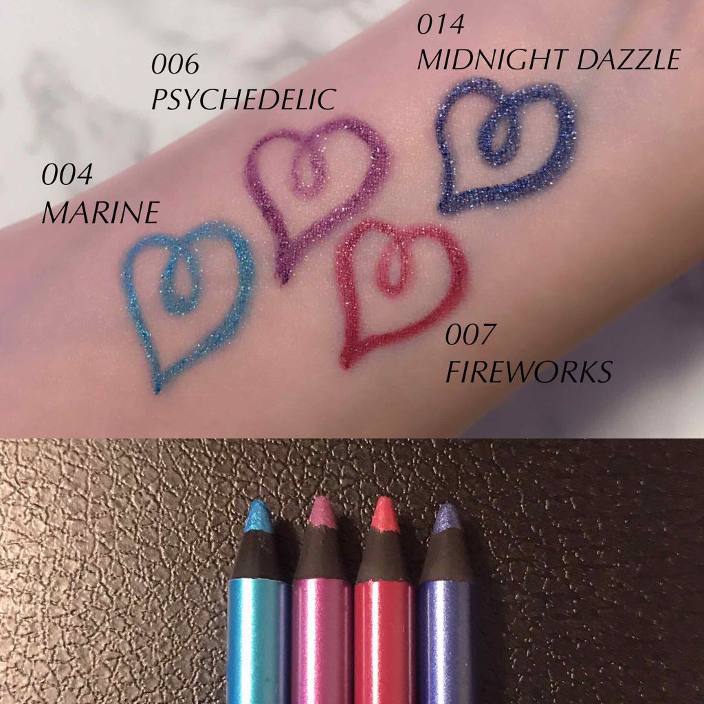 ヴィセ アヴァン リップ&アイカラー ペンシル 004 MARINE/Visée/ペンシルアイライナーを使ったクチコミ（2枚目）