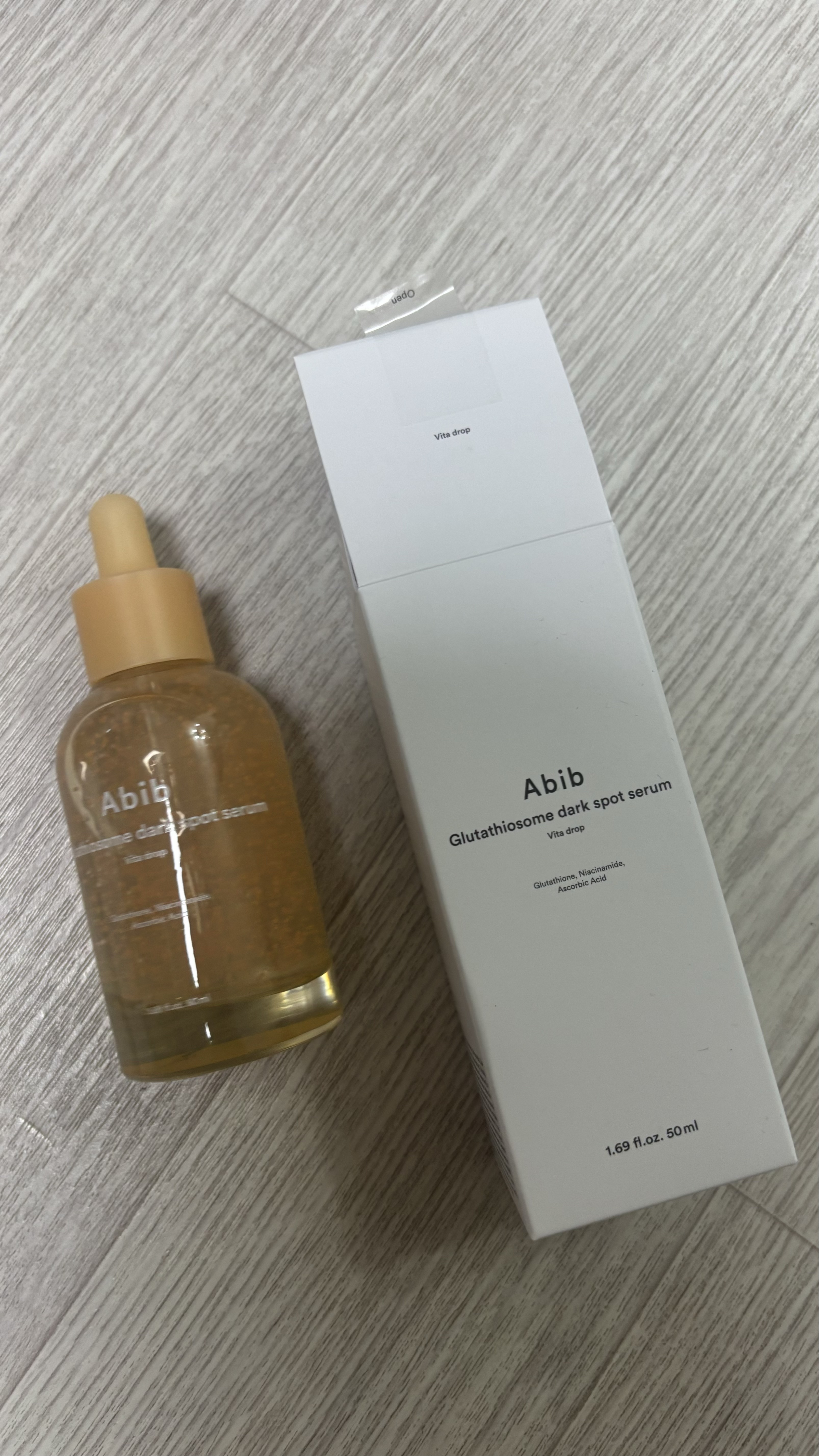 グルタチオンソームダークスポットセラムビタドロップ/Abib /美容液を使ったクチコミ（3枚目）