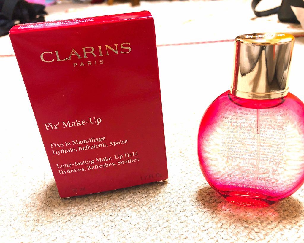 フィックス メイクアップ/CLARINS/ミスト状化粧水を使ったクチコミ(1枚目)