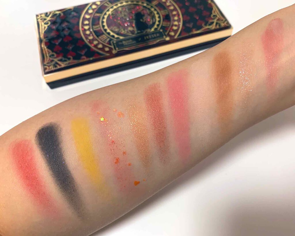 アリスドリームランドシリーズ 12色アイシャドウパレット（ZEESEA×大英博物館）/ZEESEA/アイシャドウパレットを使ったクチコミ（3枚目）