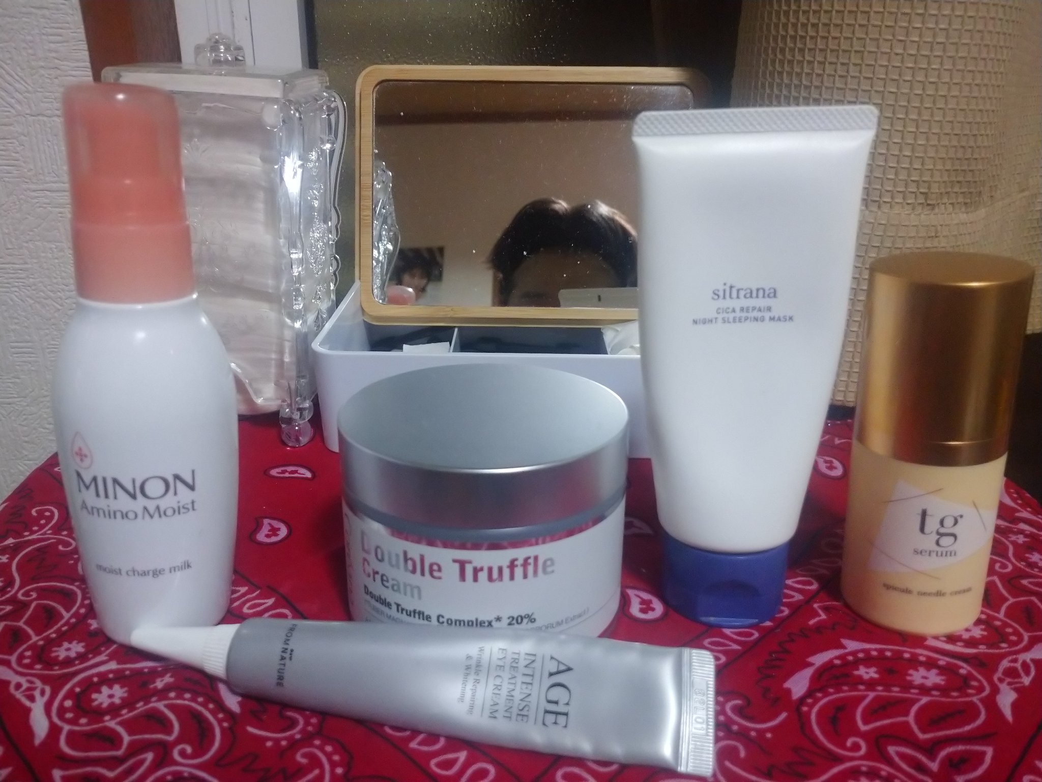 コリアナ ダブルトリュフクリーム/AMPLE:N/フェイスクリームを使ったクチコミ（3枚目）