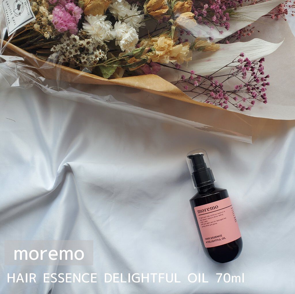 ヘアエッセンスディライトフルオイル 70ml / Hair Essence Delightful Oil 70ml/moremo/ヘアオイルを使ったクチコミ（2枚目）