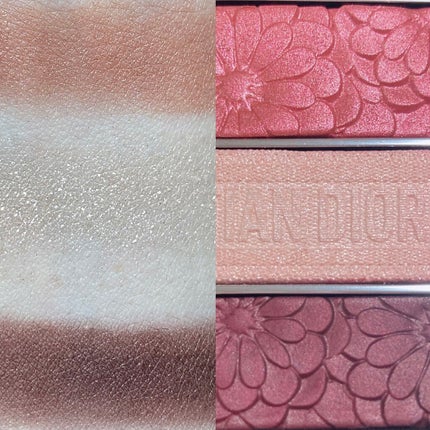 トリオ ブリック パレット<ピュア グロウ>/Dior/アイシャドウパレットを使ったクチコミ(3枚目)