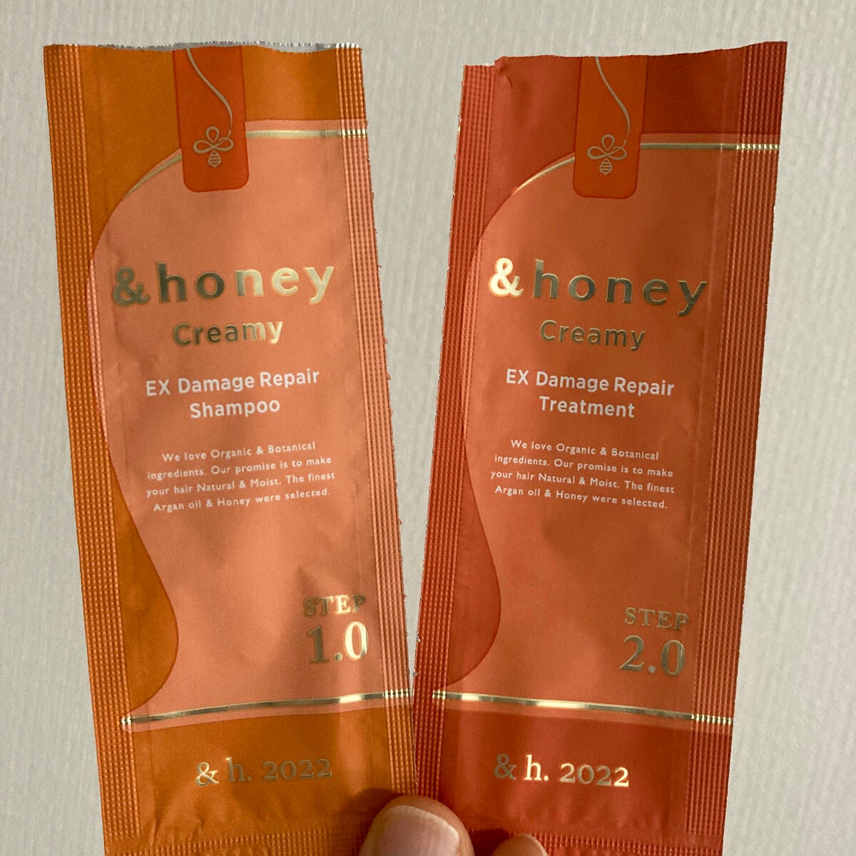 Creamy EXダメージリペアシャンプー1.0/ヘアトリートメント2.0/&honey/市販シャンプーを使ったクチコミ(1枚目)