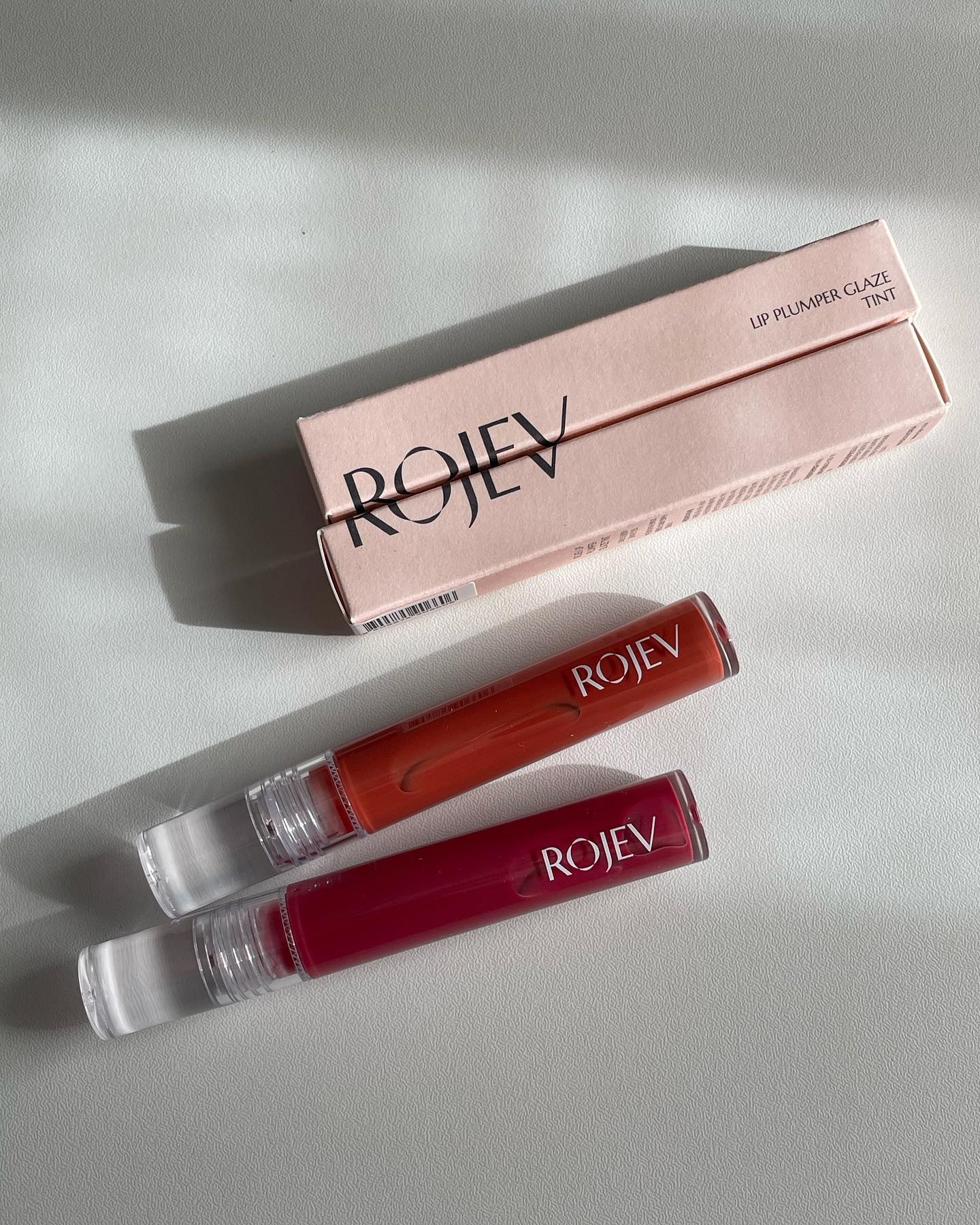 LIP PLUMPER GLAZE TINT/ROJEV/口紅を使ったクチコミ（2枚目）