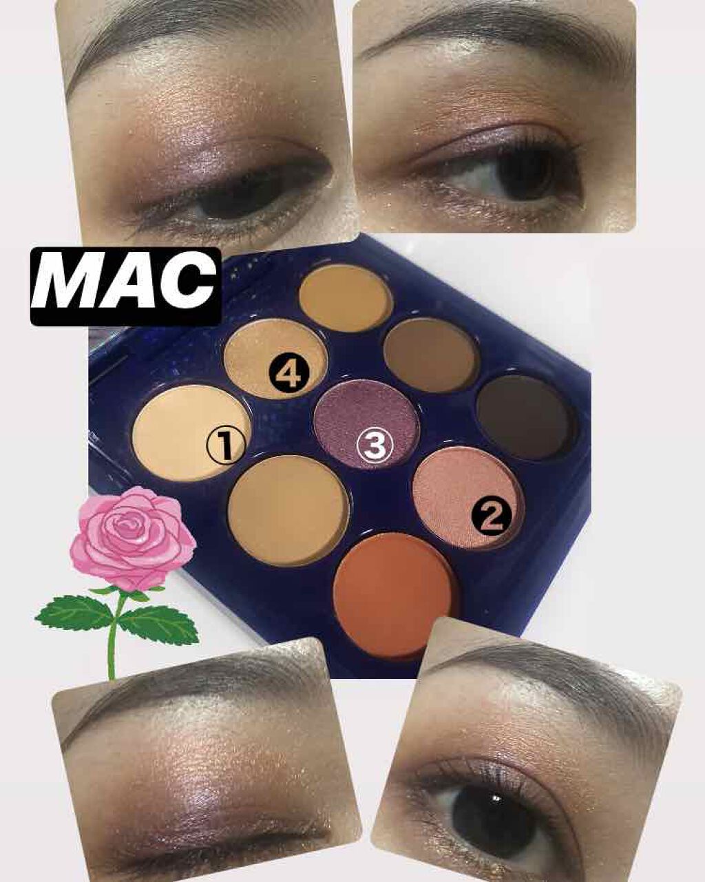 スモール アイシャドウ×9/M・A・C/アイシャドウパレットを使ったクチコミ(1枚目)