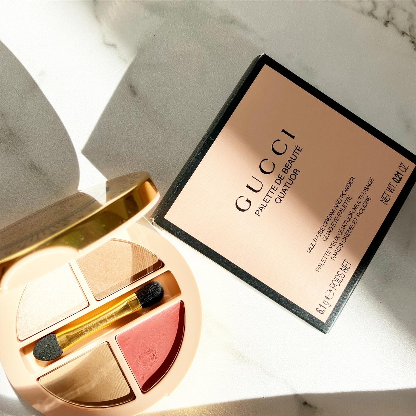 グッチ パレット ドゥ ボーテ クアチュオール/GUCCI beauty/マルチパレットを使ったクチコミ(4枚目)