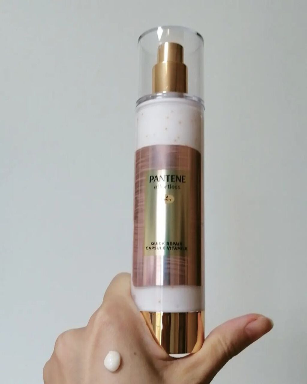 パンテーン エフォートレス クイック リペアー カプセル ヴィタミルク(洗い流さないトリートメント)/パンテーン/ヘアミルクを使ったクチコミ(3枚目)