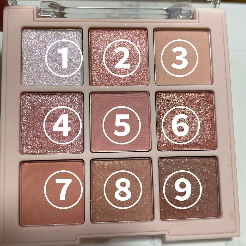 シャドウパレット/dasique/アイシャドウパレットを使ったクチコミ(3枚目)