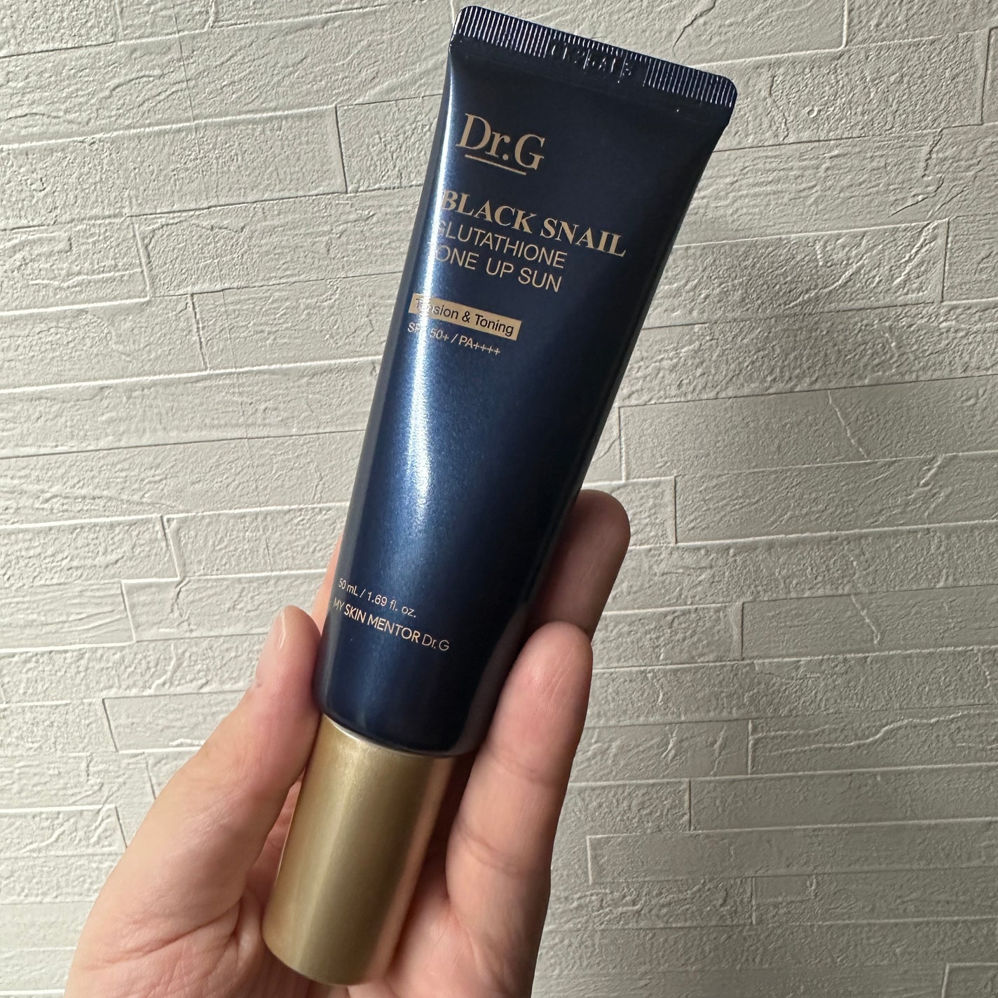 ブラックスネイルグルタチオントーンアップサン/Dr.G/日焼け止めクリームを使ったクチコミ(1枚目)