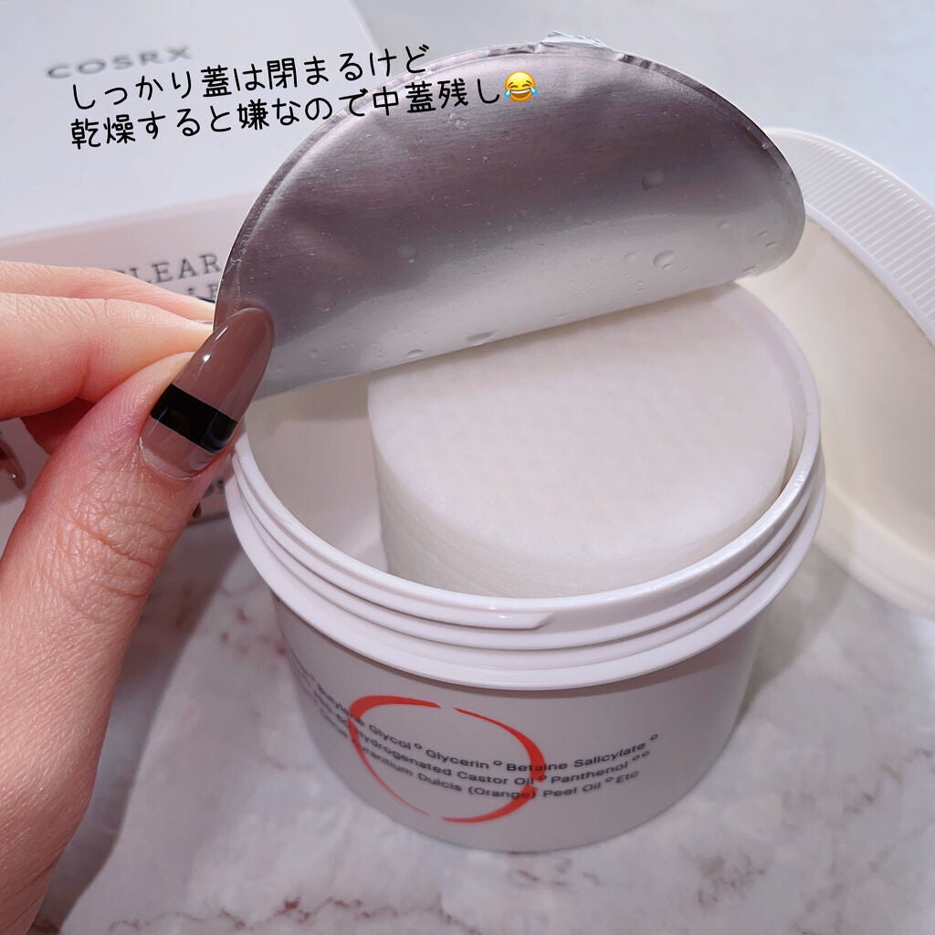 ワンステップオリジナルクリアパッド/COSRX/トナーパッドを使ったクチコミ(2枚目)
