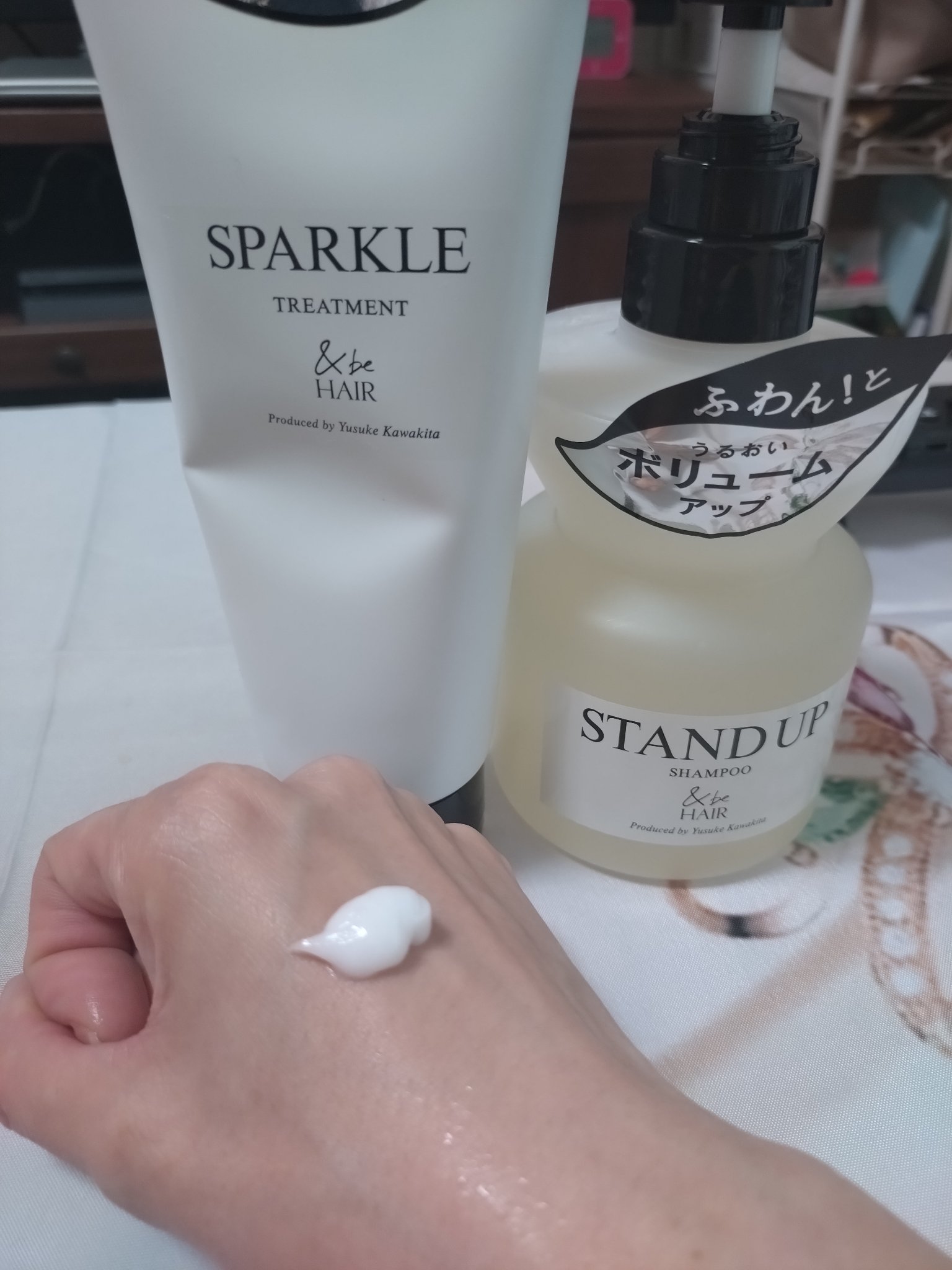 &be スパークルトリートメント/&be HAIR/洗い流すヘアトリートメントを使ったクチコミ（3枚目）