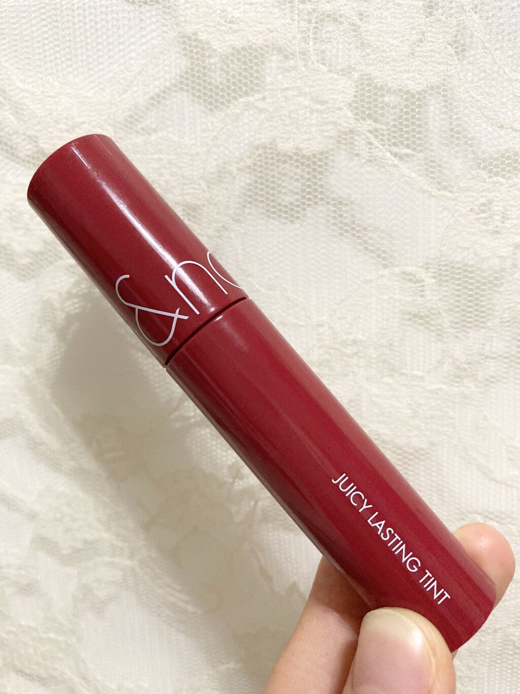 ジューシーラスティングティント/rom&nd/リップティントを使ったクチコミ（1枚目）