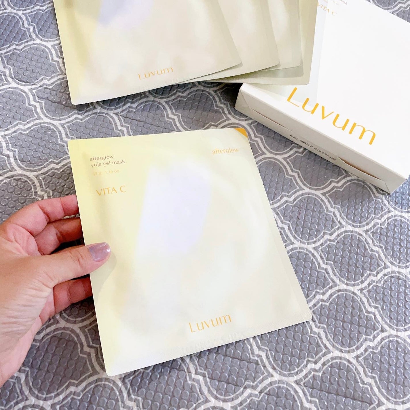 ラビューム アフターグロウ ゆずゲルマスク/Luvum/シートマスク・パックを使ったクチコミ(1枚目)
