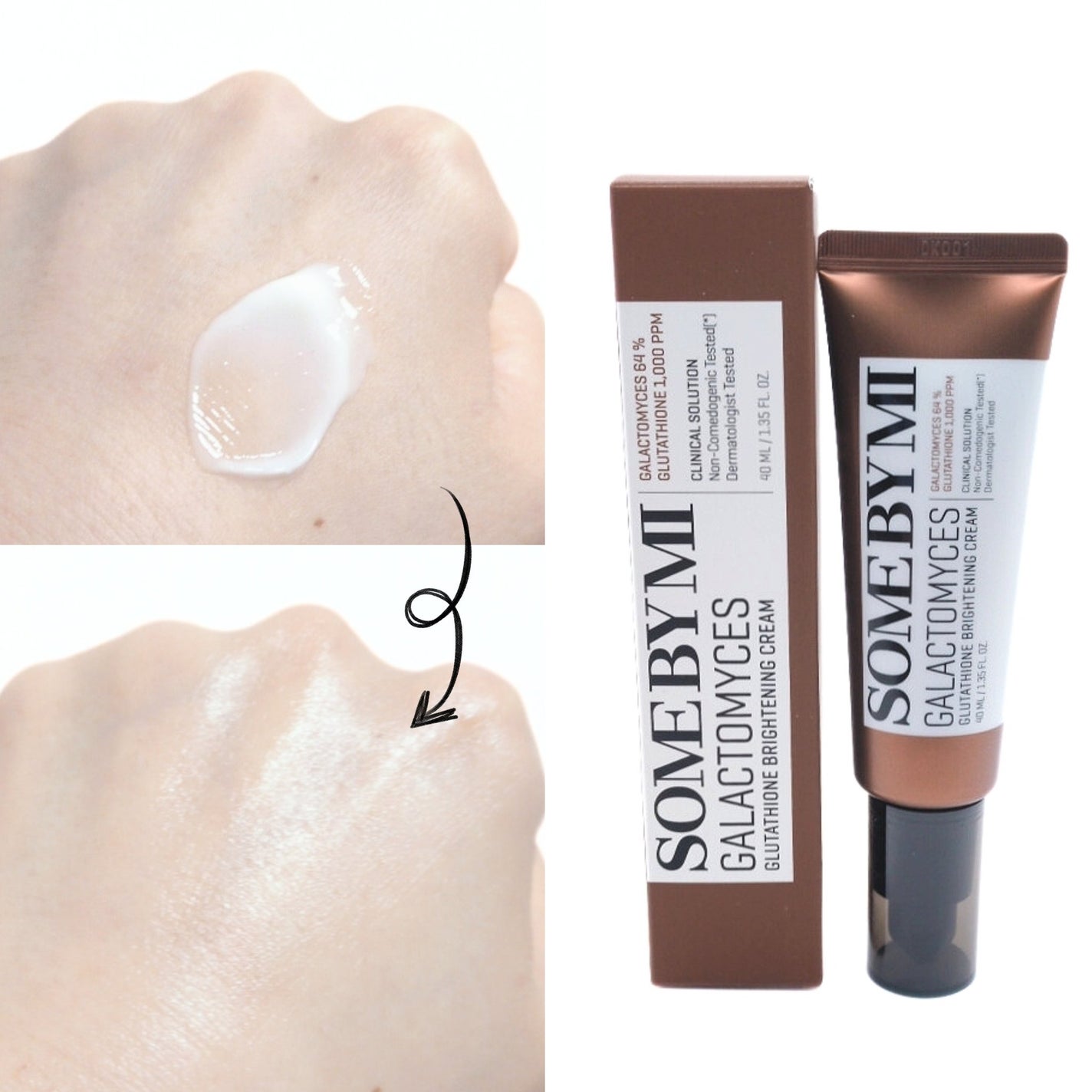 ガラクトミセスグルタチオンブライトニングクリーム/SOME BY MI/フェイスクリームを使ったクチコミ(3枚目)