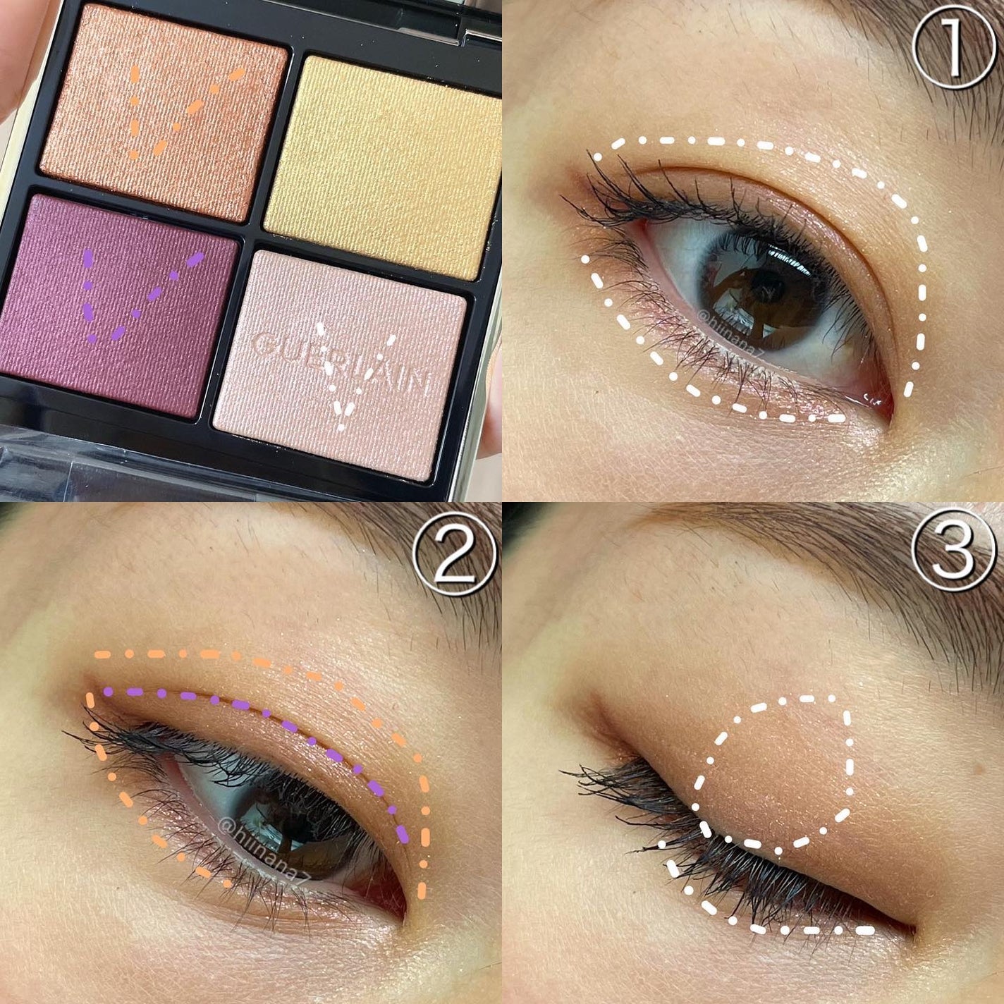 オンブル ジェ/GUERLAIN/アイシャドウパレットを使ったクチコミ(5枚目)