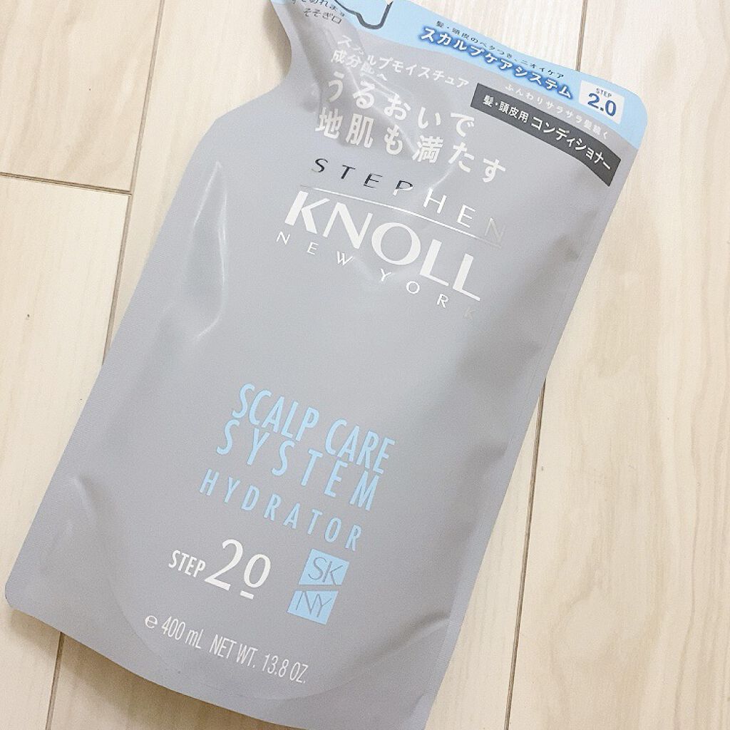 スカルプケアシステム クレンザー/ハイドレーター ハイドレーター詰替用 400ml/スティーブンノル ニューヨーク/市販シャンプーを使ったクチコミ（1枚目）