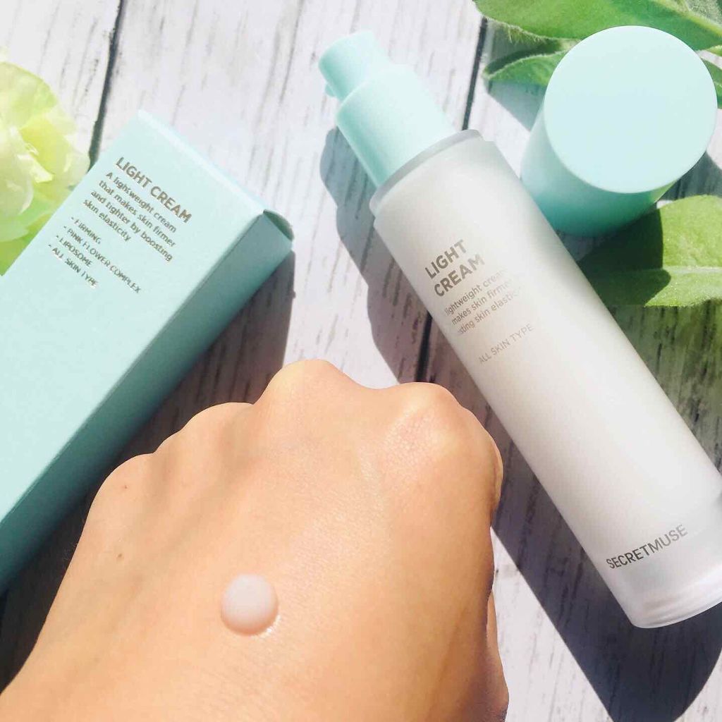 SECRET MUSE シークレットミューズ ライトクリームのクチコミ「＼ハリツヤUP！気になる乾燥に！／﻿
シークレットミューズ﻿
ライトクリーム﻿
.﻿
私の大好.....」（3枚目）