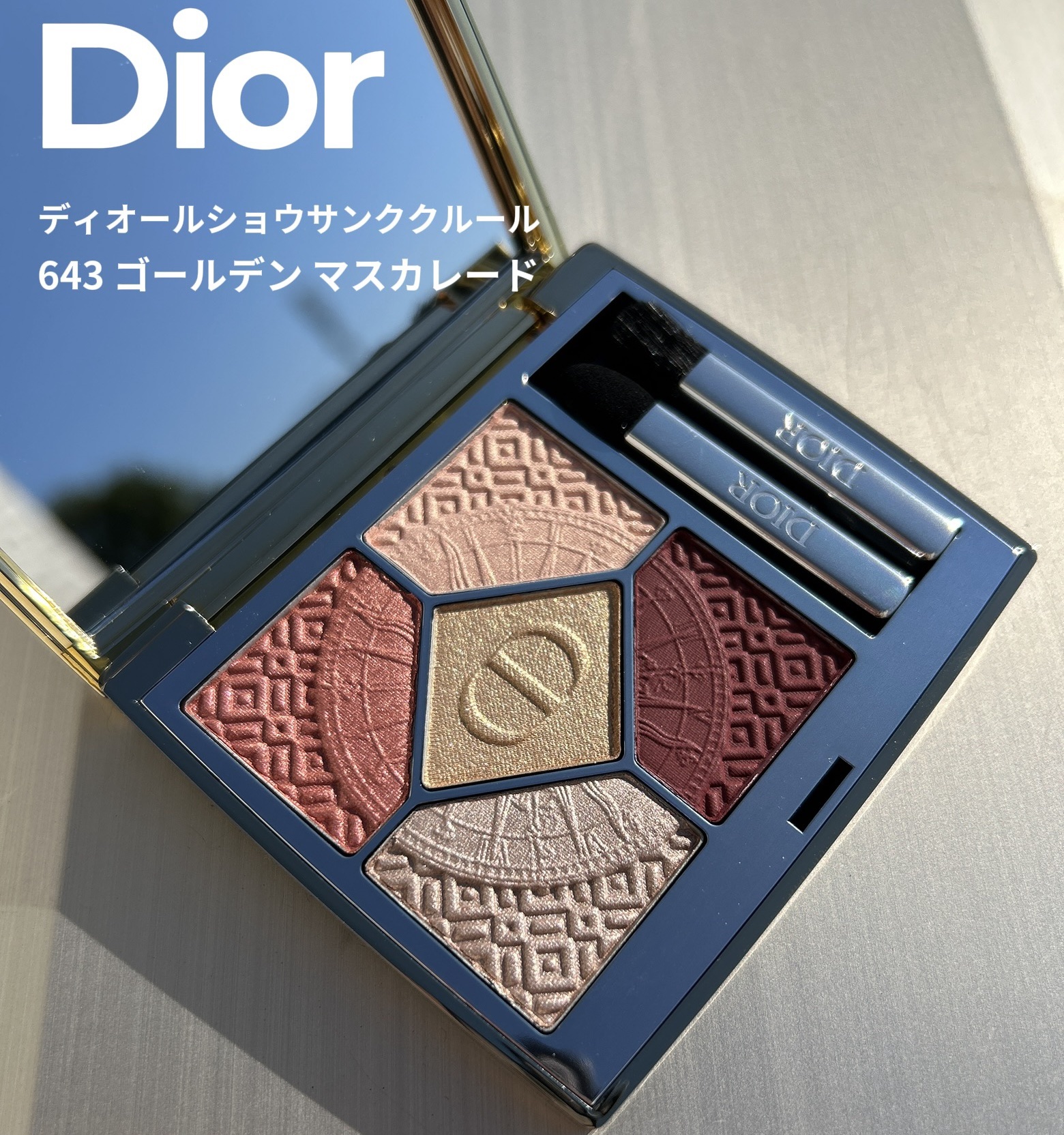 【旧】ディオールショウ サンク クルール（クリスマス コレクション 2024 限定品）/Dior/アイシャドウを使ったクチコミ（3枚目）